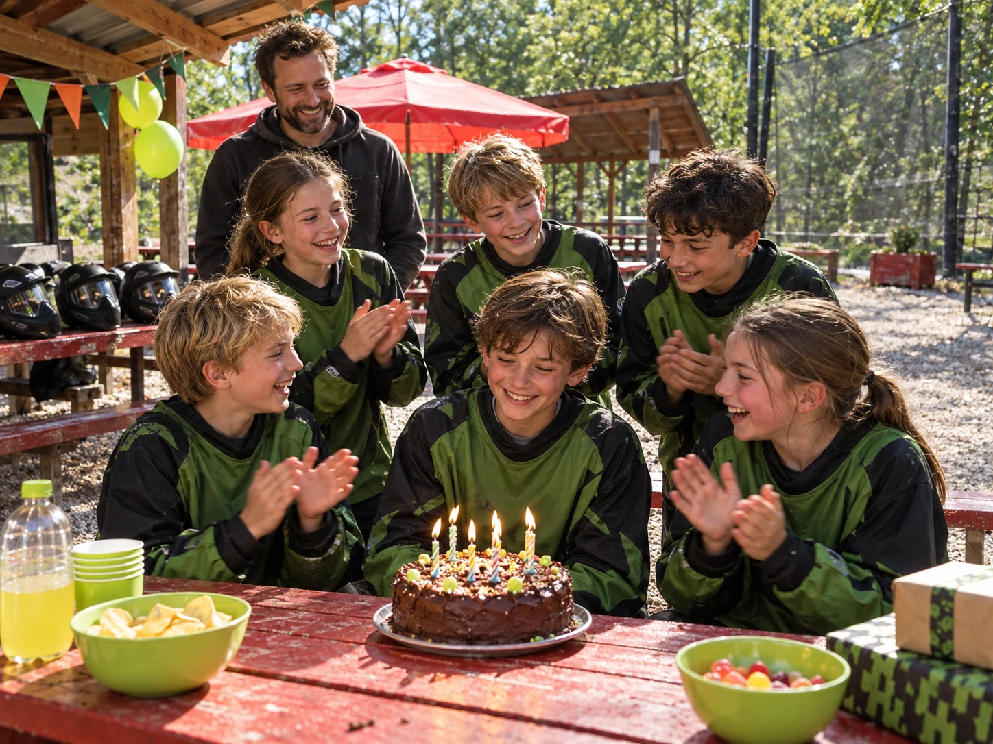 Kindergeburtstag mit Softpaintball bei Fun-Paintball