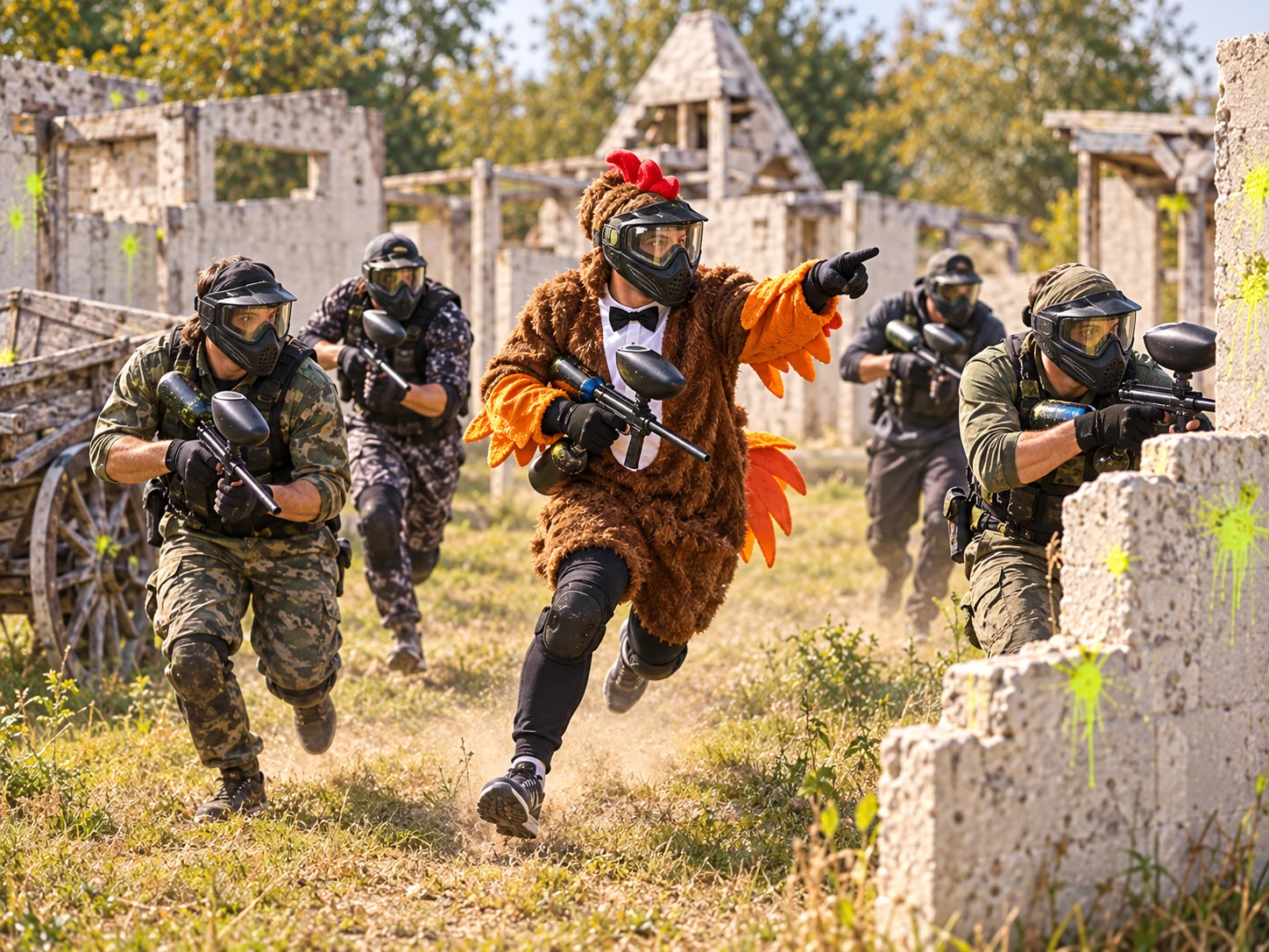 Polter Mission Wien bei Fun-Paintball