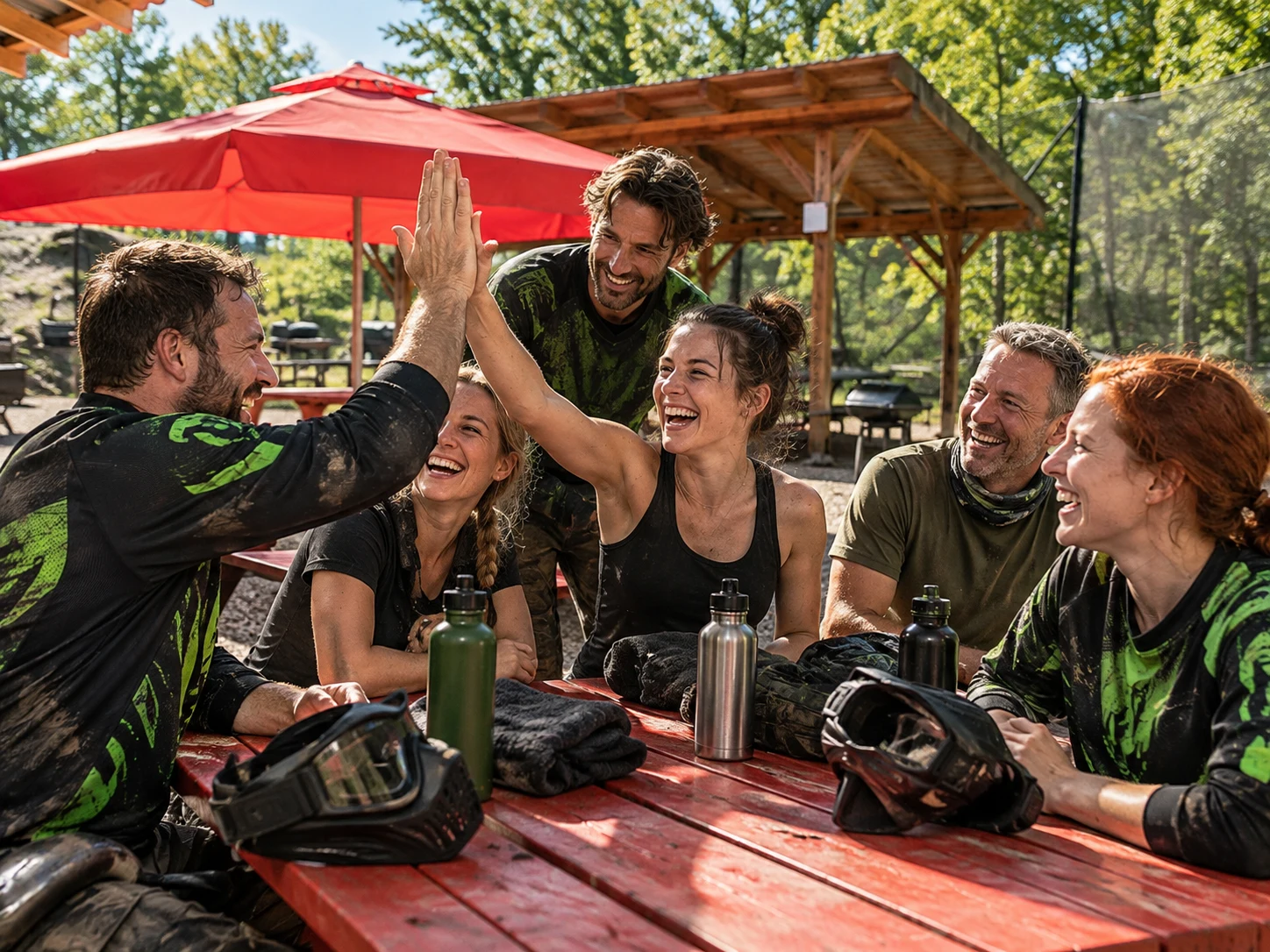 Teambuilding mit echter Mission bei Fun-Paintball